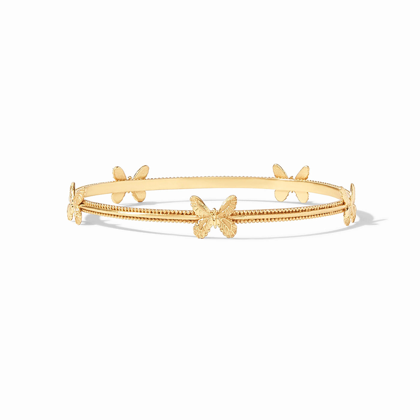 Butterfly Bangle-Gold-Size M