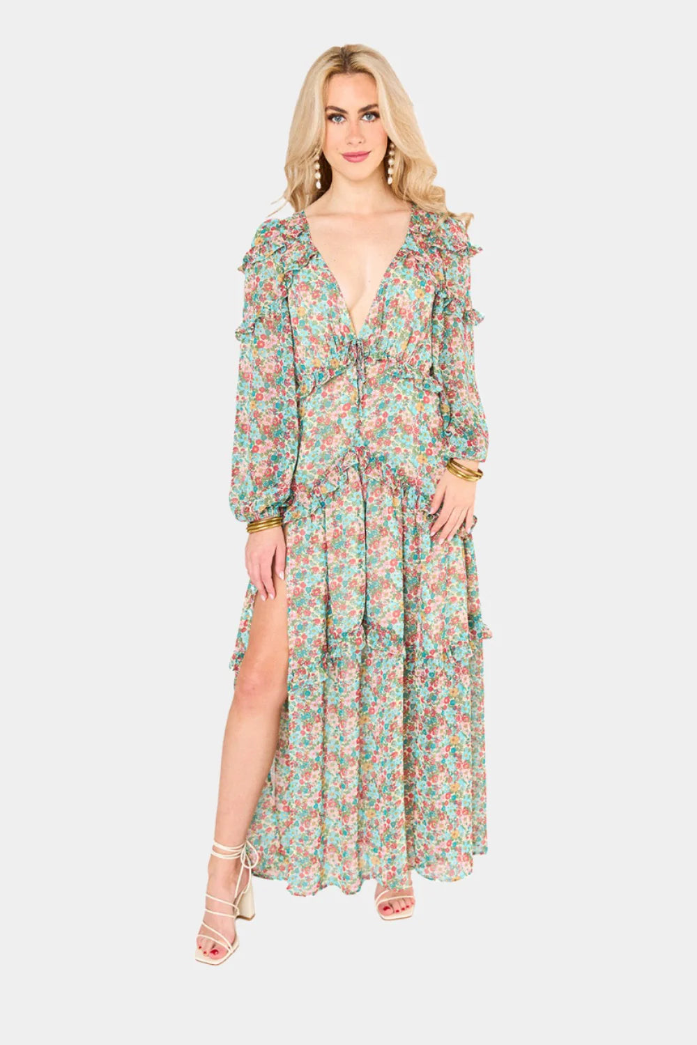 Pia Long Sleeve Maxi Dress