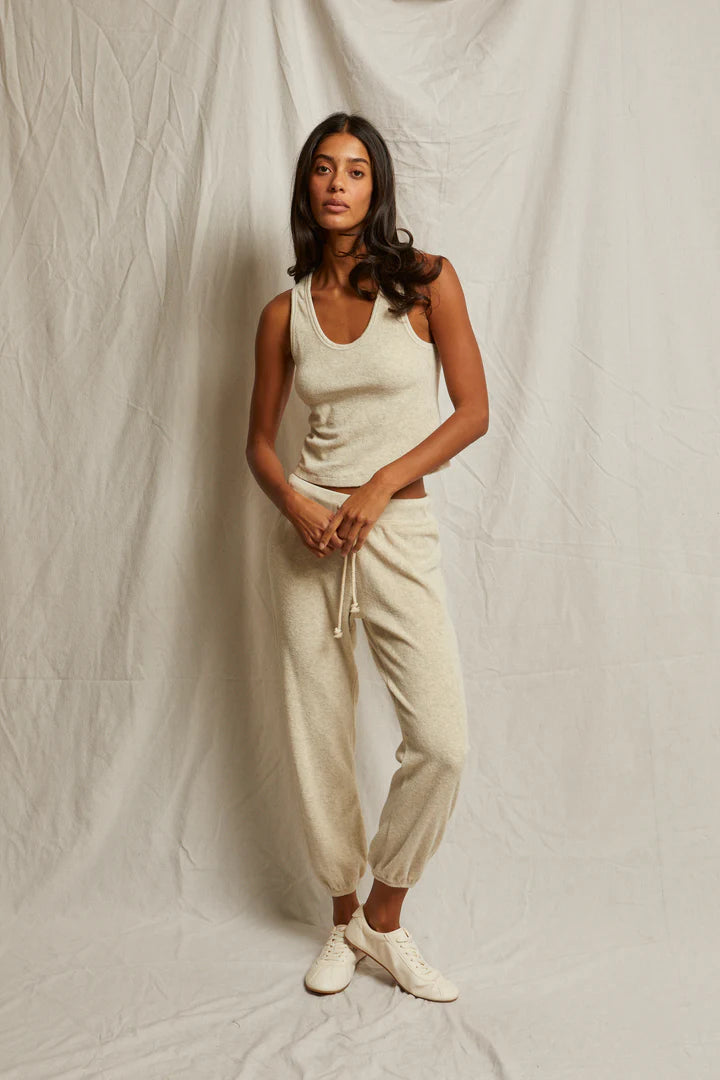 Cruise Loop Terry Tank-Oatmeal