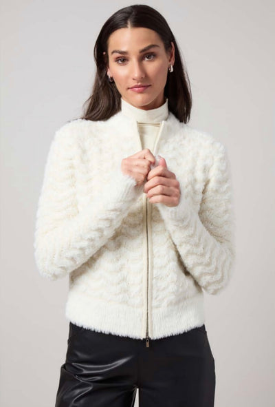 Ivanna Zip Front Knit Bomber