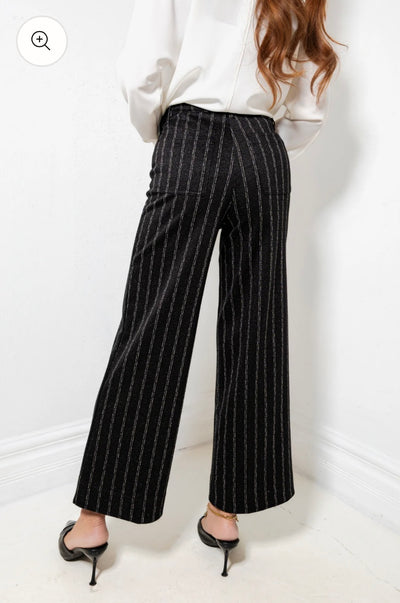 Isabel Wide Leg Ponte Pant