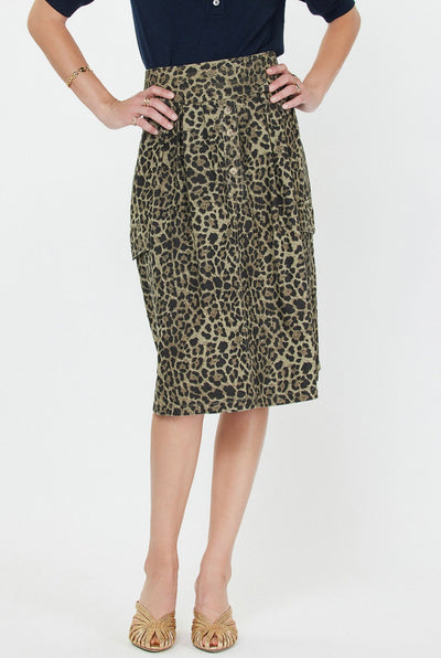 Leopard A-Line Skirt