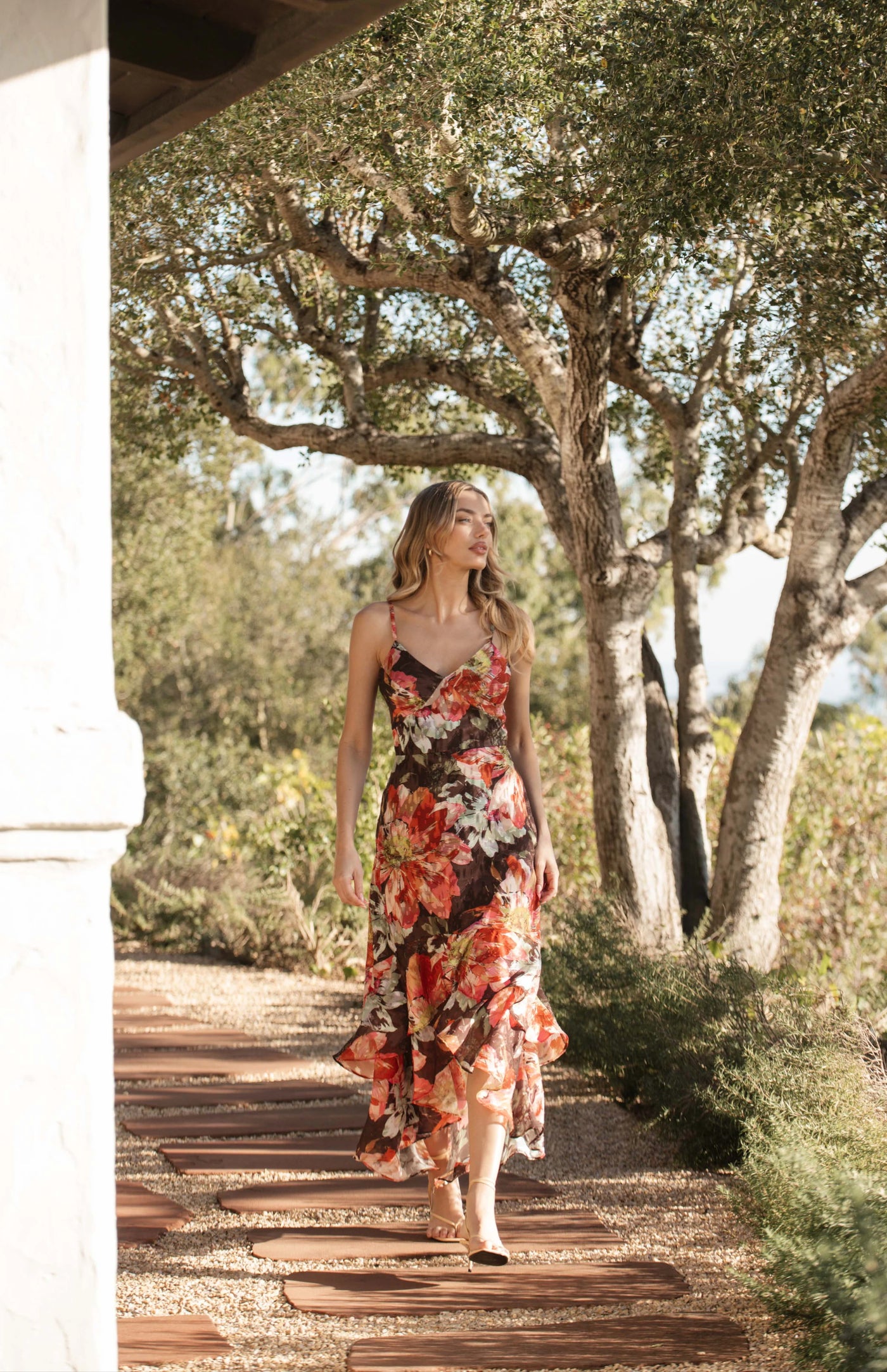 Royce Dress-Brown Vintage Floral