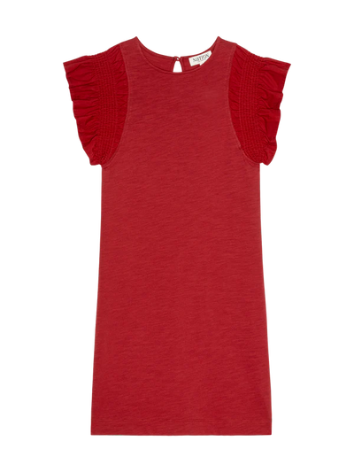 Ellis Ruffle Sleeve Dress