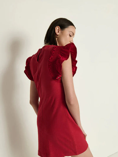 Ellis Ruffle Sleeve Dress