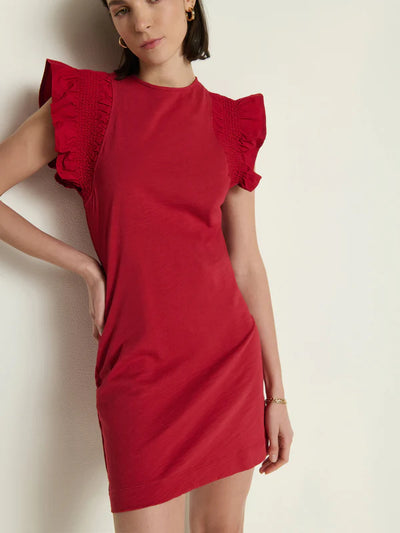Ellis Ruffle Sleeve Dress