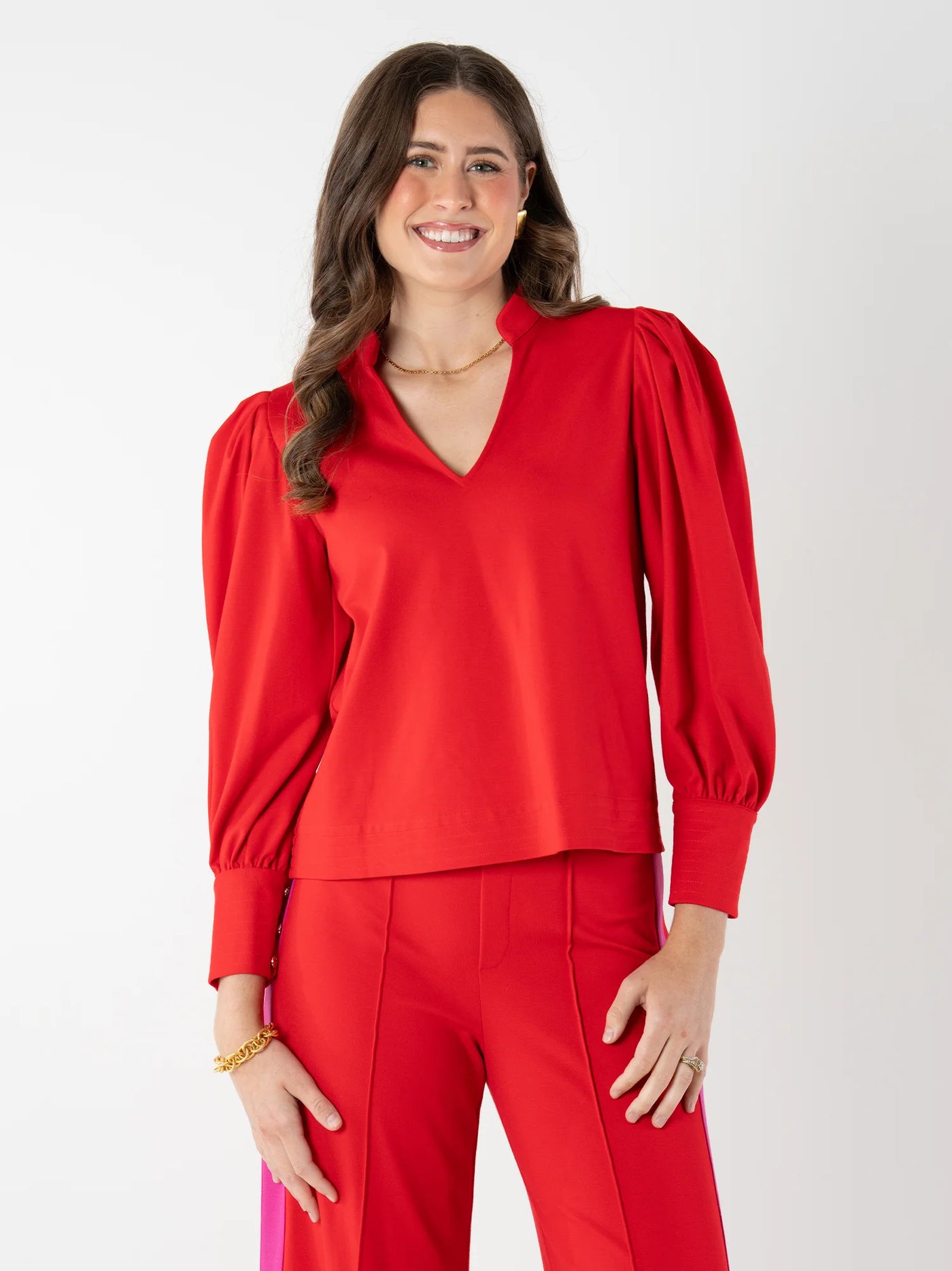 Hampton Ponte Top-High Risk Red