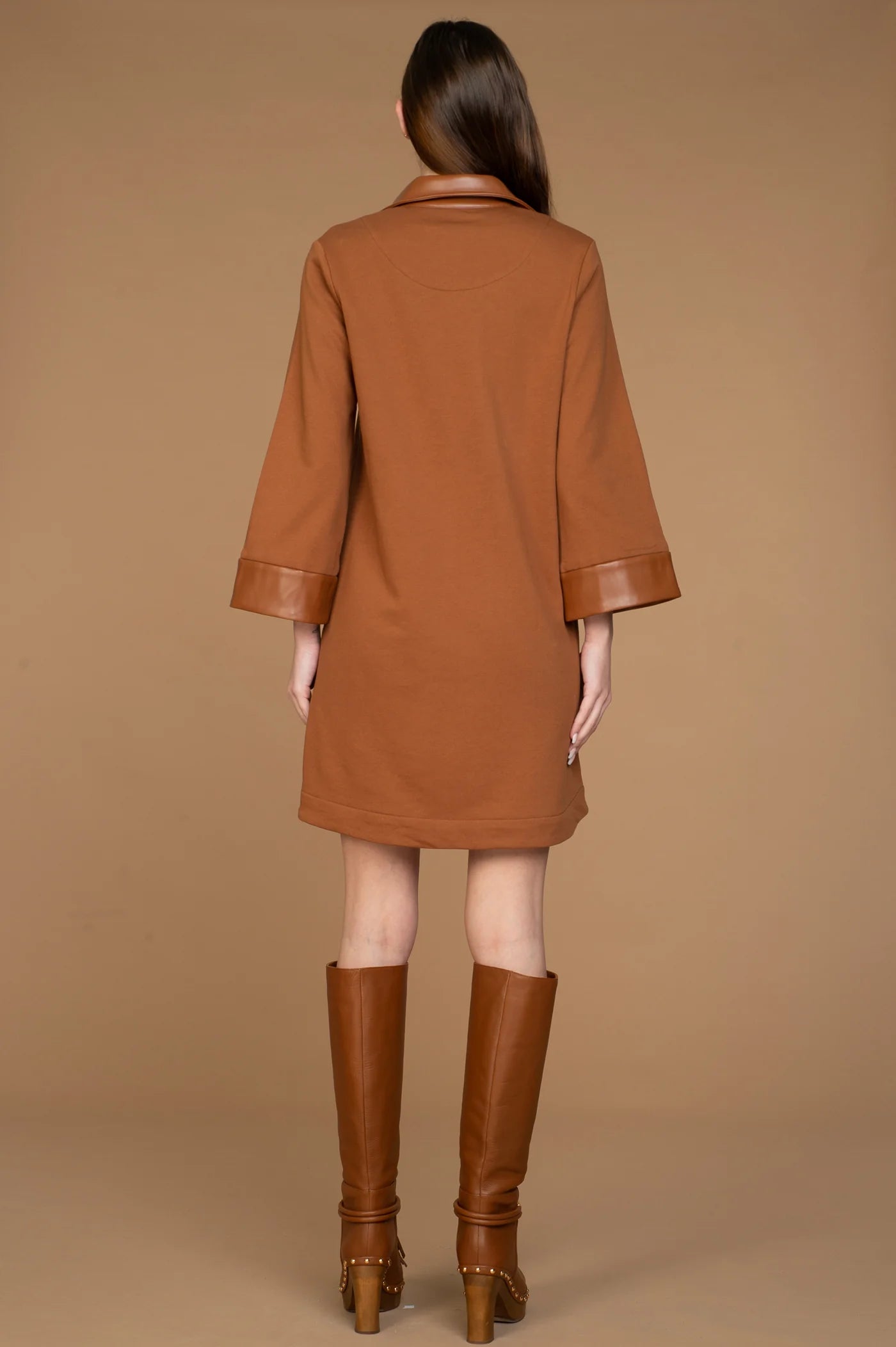 Taylor Dress-Chocolate Knit