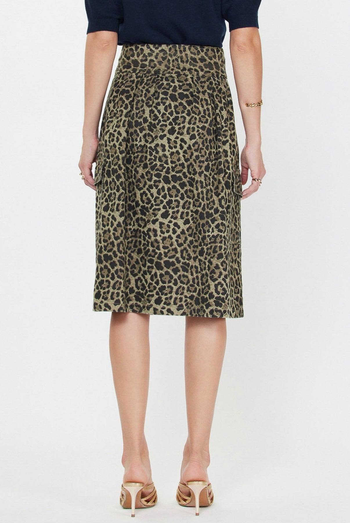 Leopard A-Line Skirt