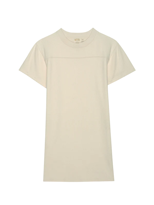 Finn Crewneck Dress-Cream