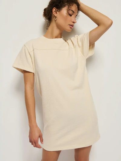 Finn Crewneck Dress-Cream