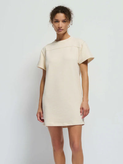 Finn Crewneck Dress-Cream