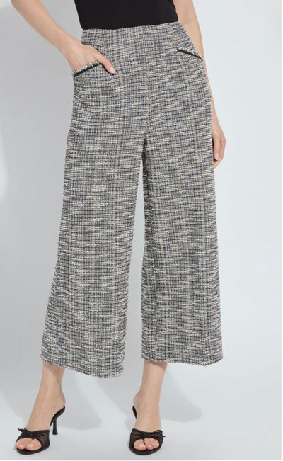 Charlotte Ankle St Tweed Palazzo Pant