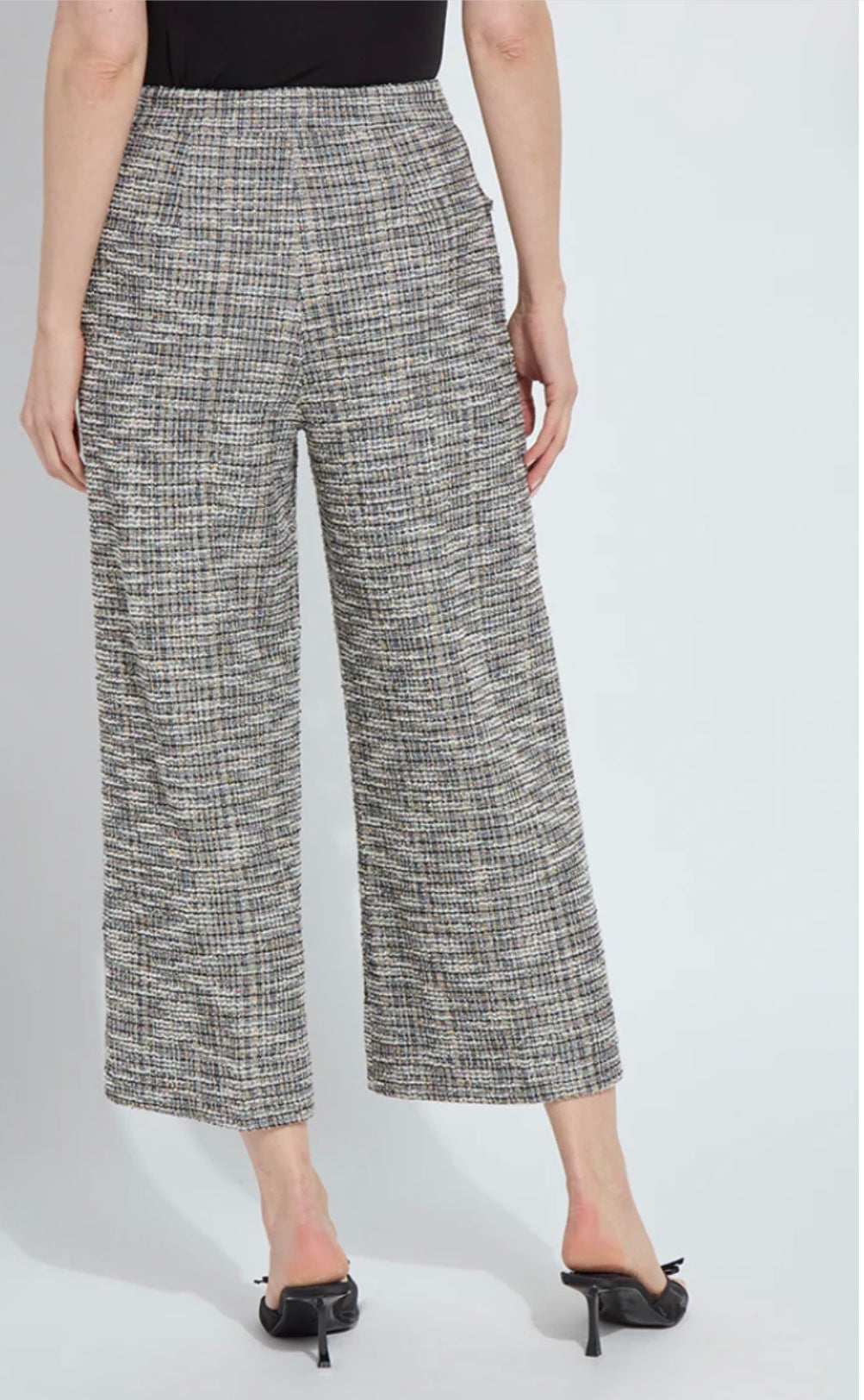 Charlotte Ankle St Tweed Palazzo Pant