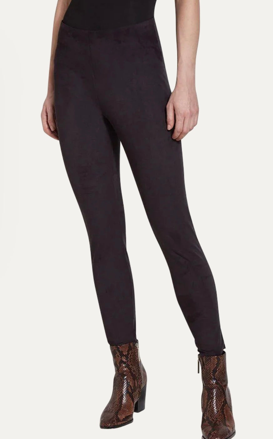 Black Faux Suede Legging