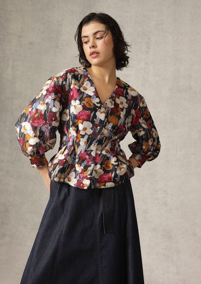 Kiki Blouse-Vivid Viola