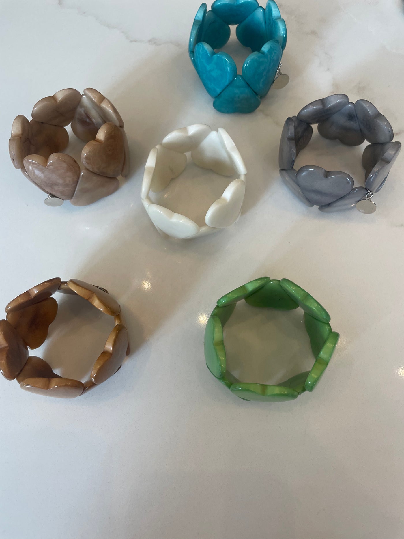 Tagua Heart Bracelet