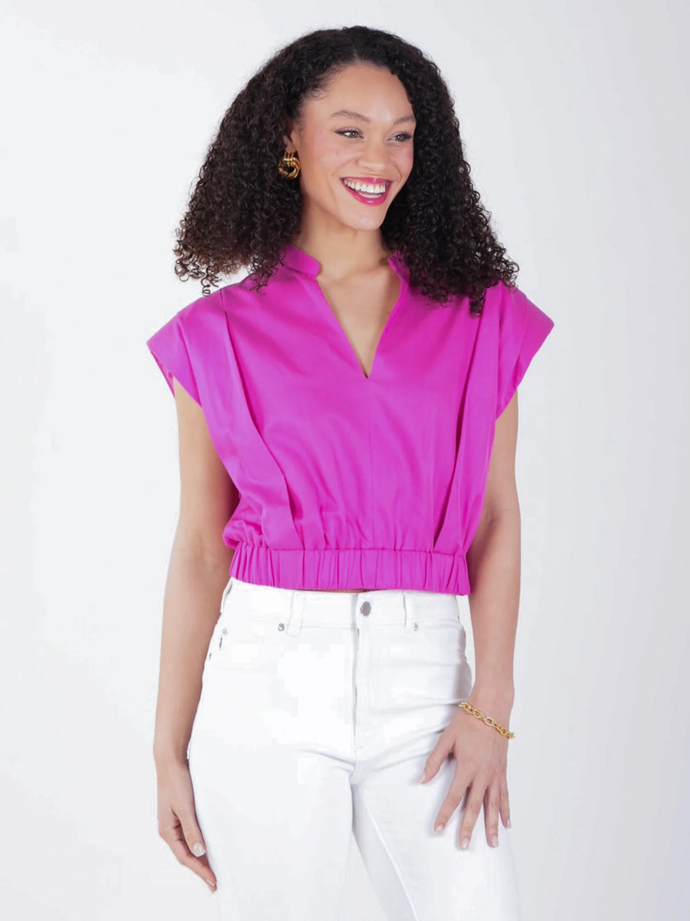 Evie Top Raspberry Rose