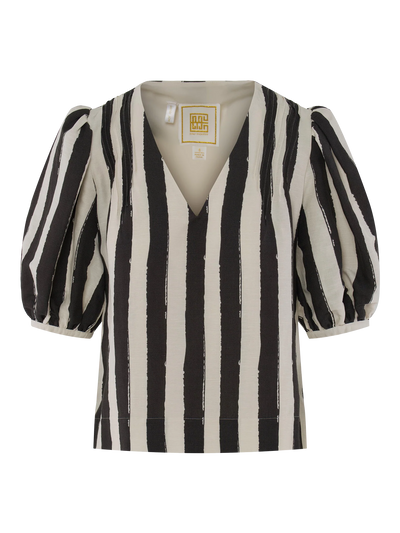 Penny Top Stripe Noir