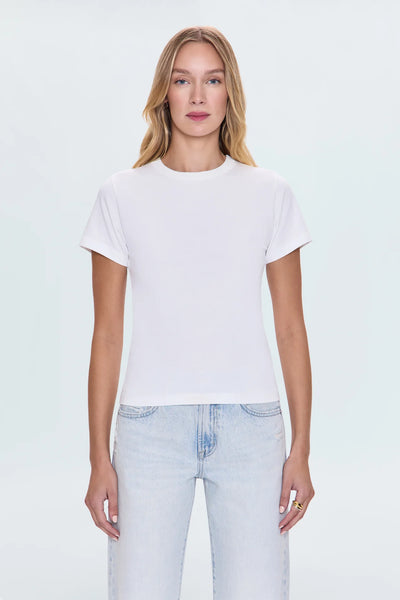 Alba Baby Tee White
