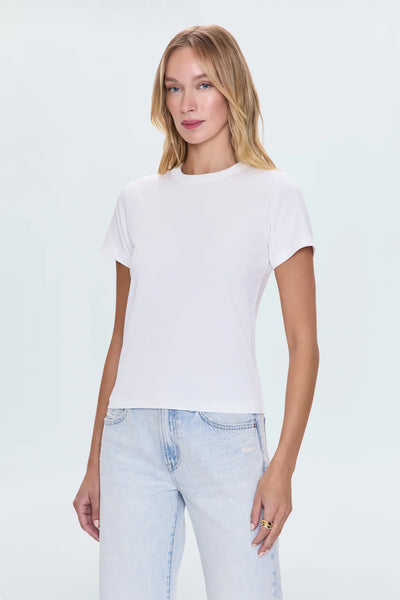 Alba Baby Tee White