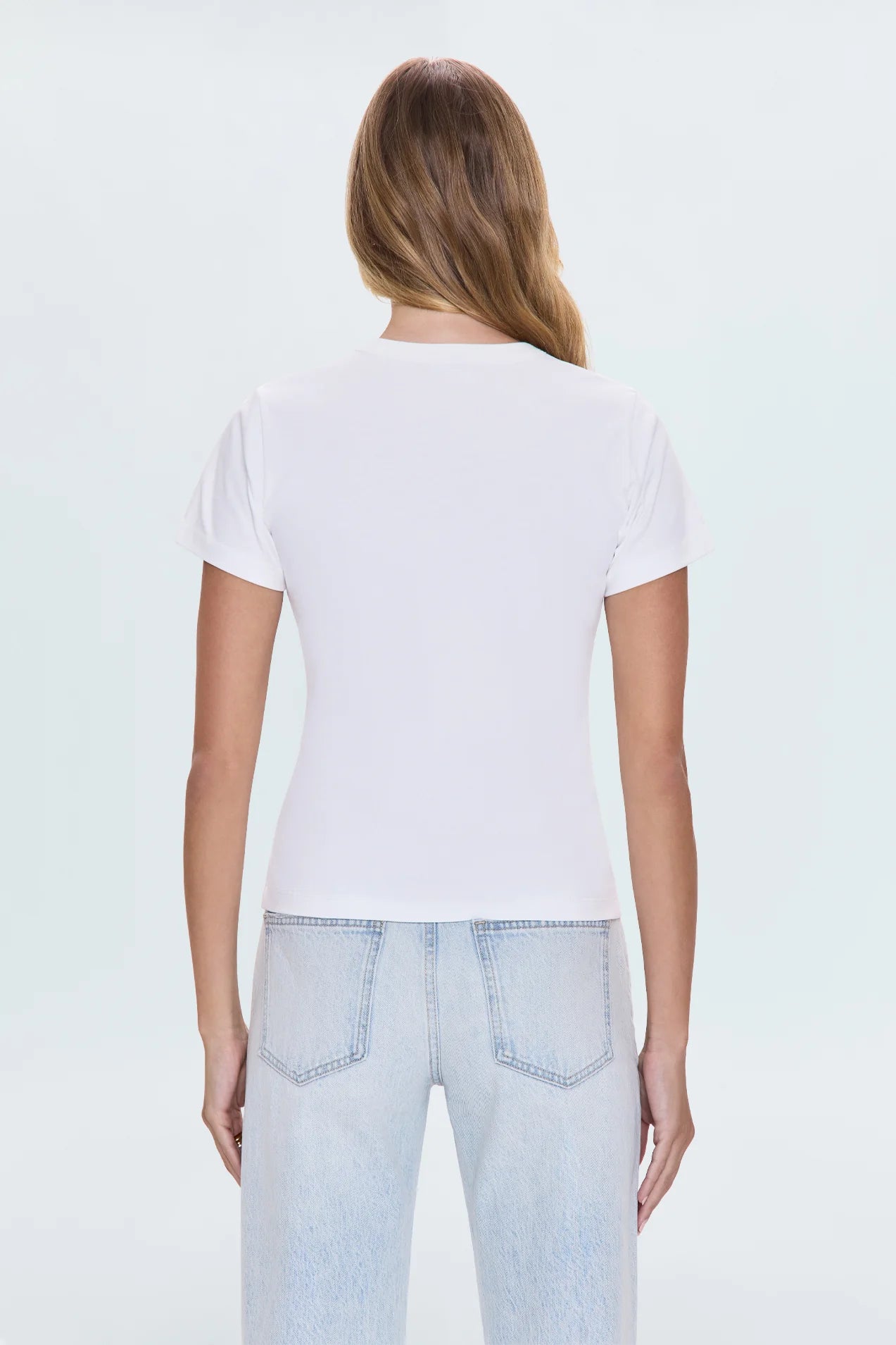 Alba Baby Tee White