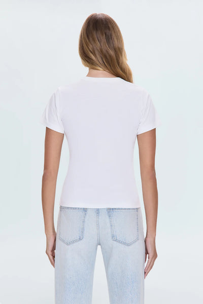 Alba Baby Tee White