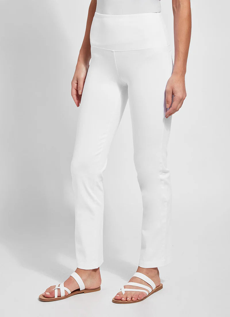 Denim Straight Leg White