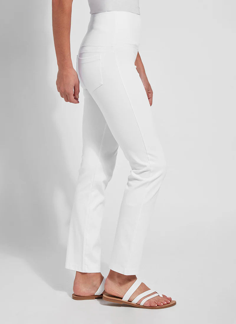 Denim Straight Leg White