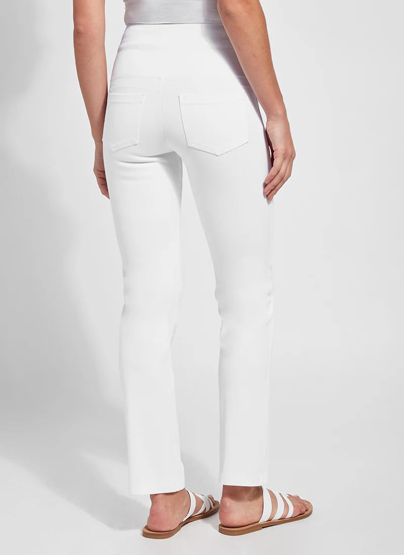Denim Straight Leg White