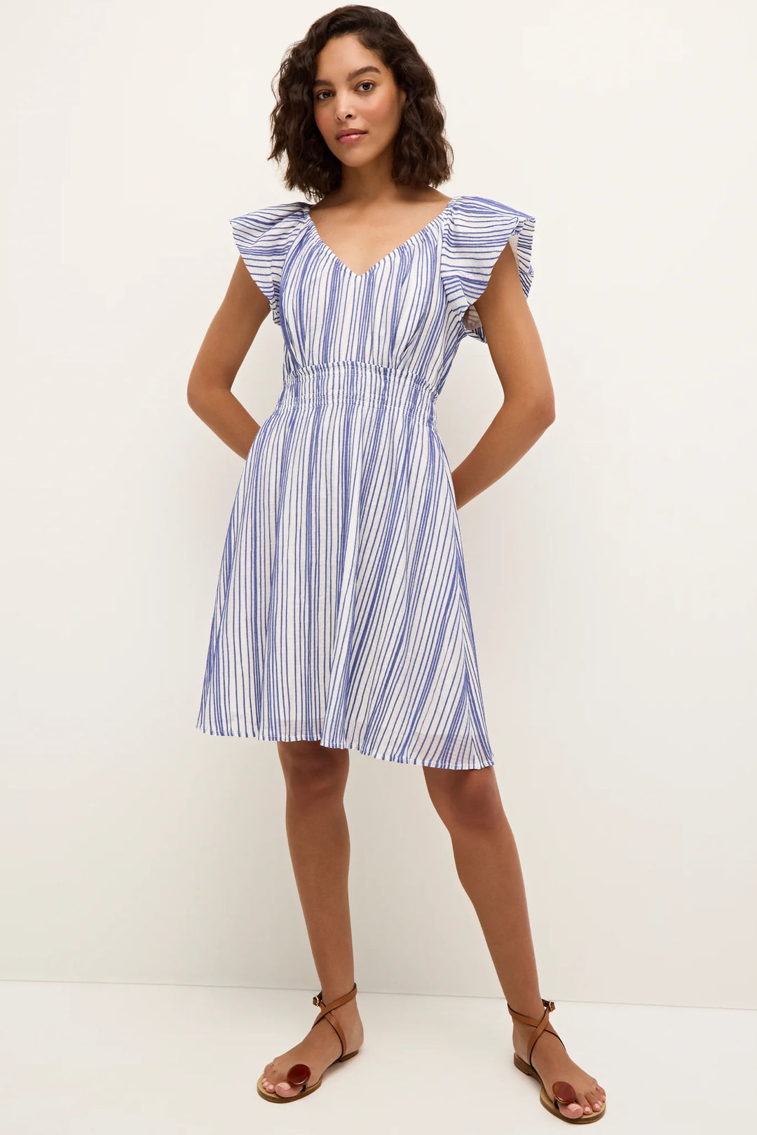 Emilia Dress-Dazzling Stripe