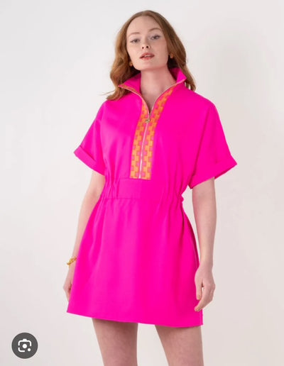 Pullover Dress-Pink Glo