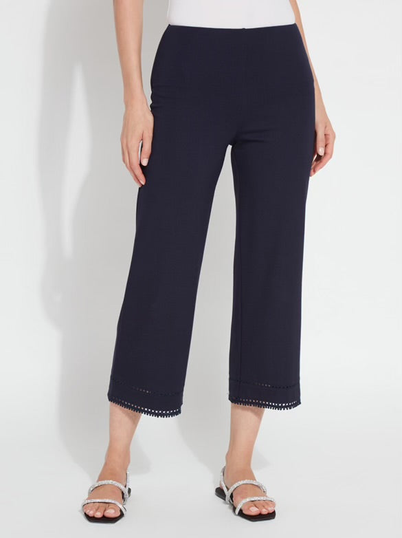 Sienna Wide Leg Crop-True Navy