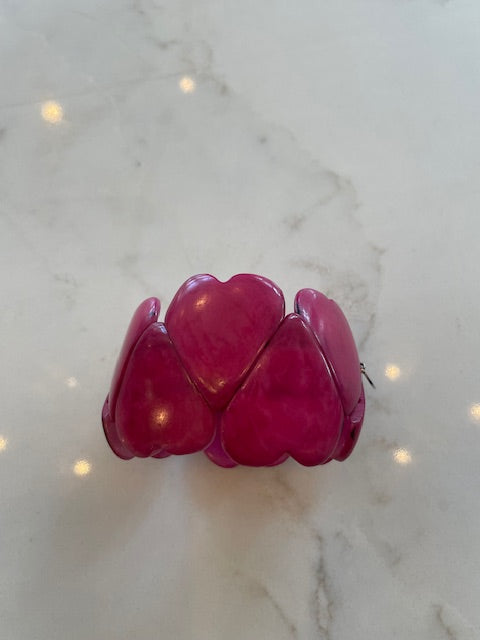 Tagua Heart Bracelet