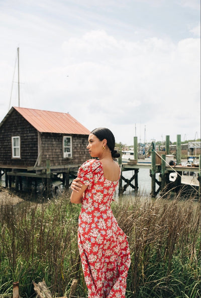 Heidi Geranium Dress