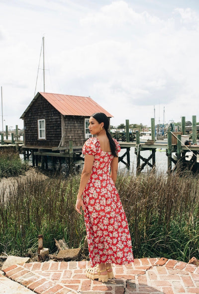 Heidi Geranium Dress