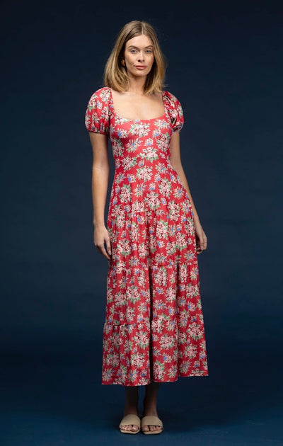 Heidi Geranium Dress