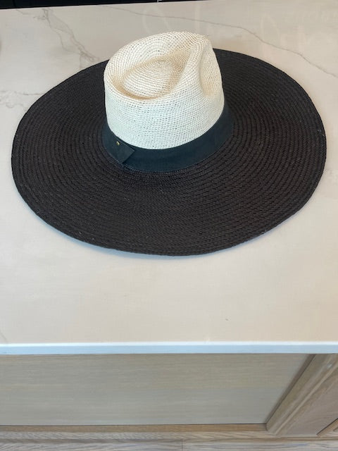 Black and White Panama Hat