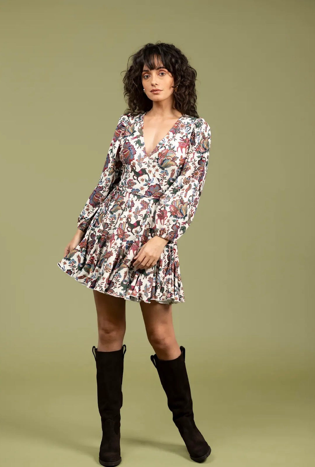Sterling Dress - Woodland Flora