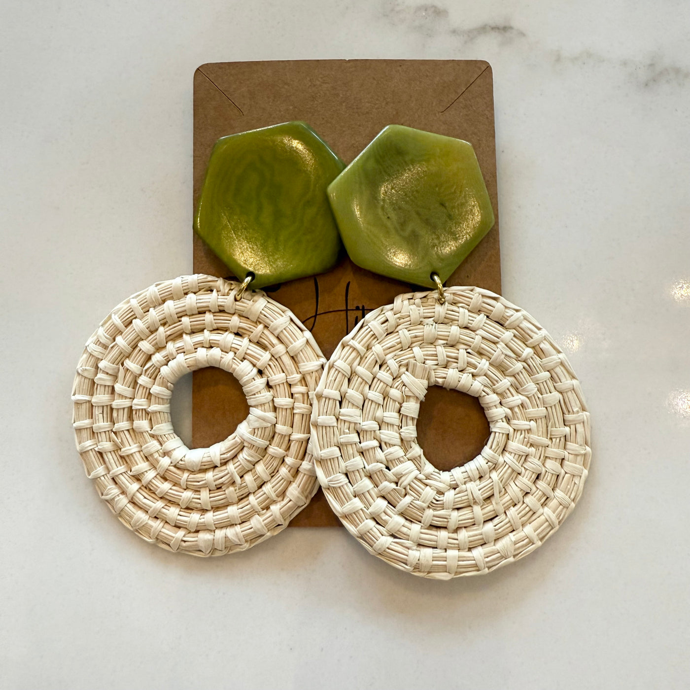 Toquilla Tagua Earrings