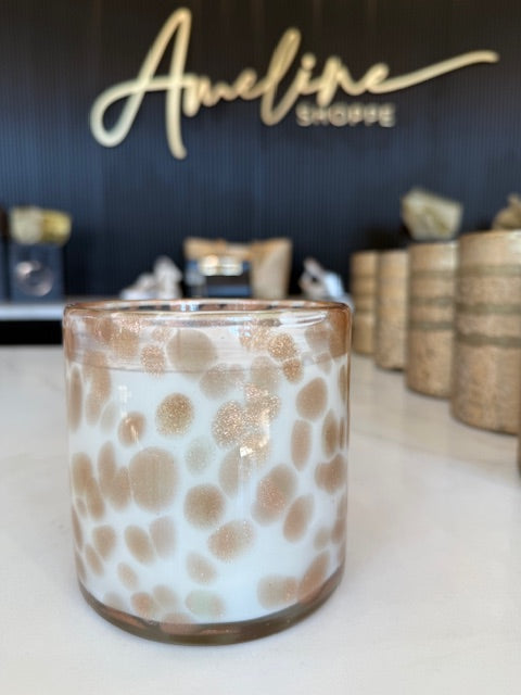 Ameline Signature Candle Scent Gold Dot Vessel