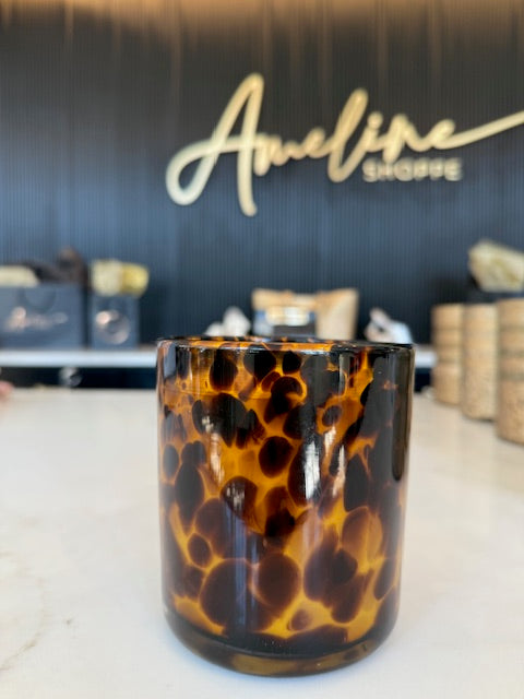 Ameline Signature Candle Scent Leopard Vessel