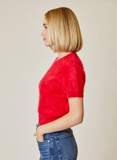 Cashmere Novelty Sweater-Red