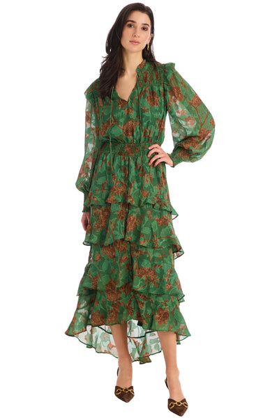 Joleen Dress - Forest Florals