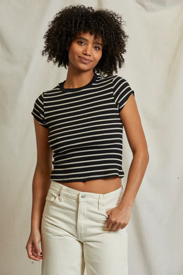 Julia Ribbed Baby Tee