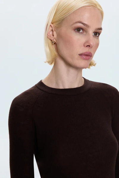 June Feather Weight Sweater-Mocha