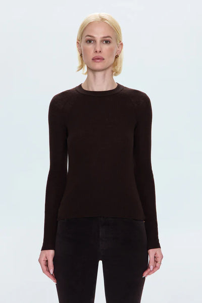June Feather Weight Sweater-Mocha