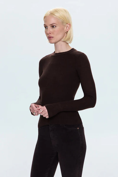 June Feather Weight Sweater-Mocha