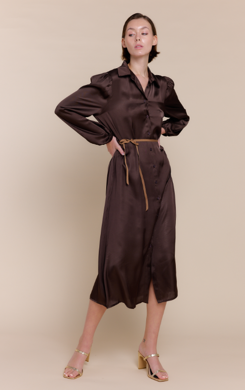 Josie Dress-Walnut