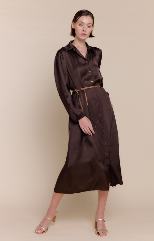 Josie Dress-Walnut
